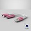 Divisor Adaptador Auxiliar de Audio Lightning Jack Rosa-Blanco