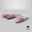Divisor Adaptador Auxiliar de Audio Lightning Jack Rosa-Blanco