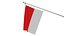 Wall Flag Indonesia T2 3D model
