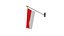 Wall Flag Indonesia T2 3D model