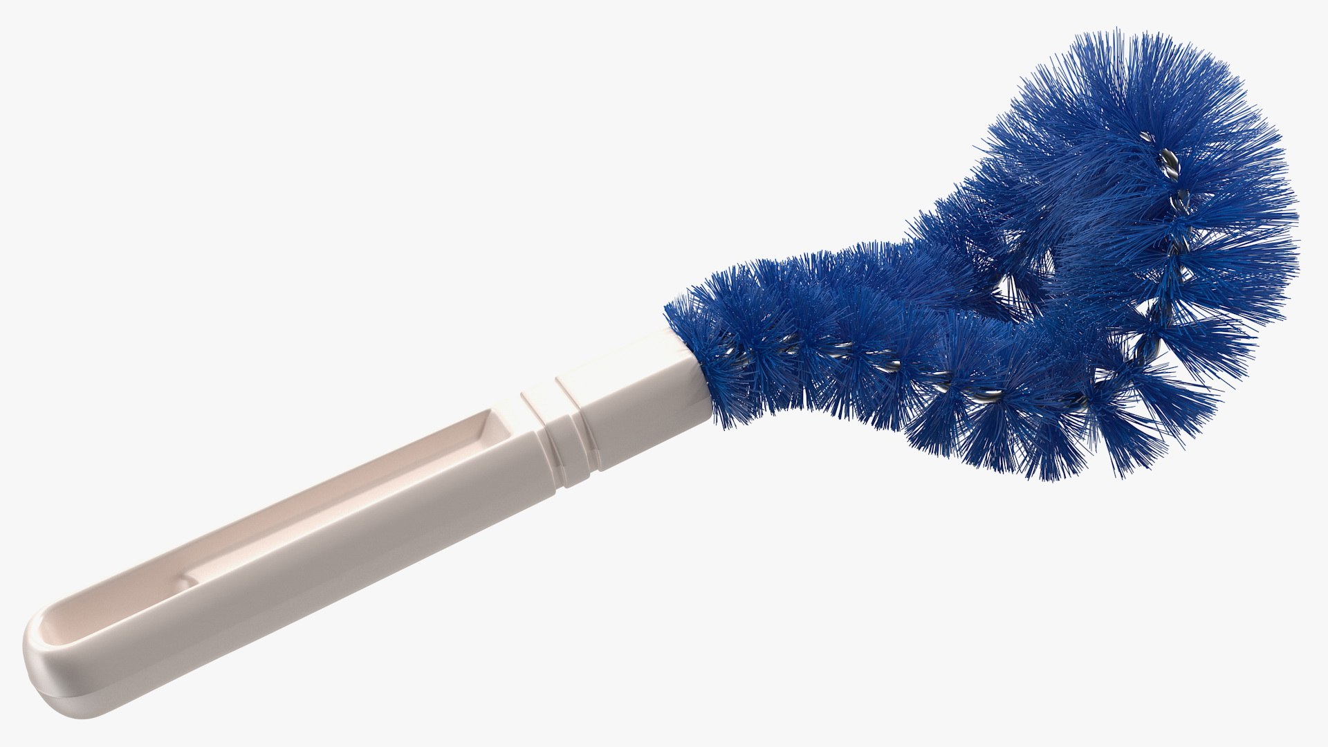 Kitchen Scrub Brush with Handle 3D model preview