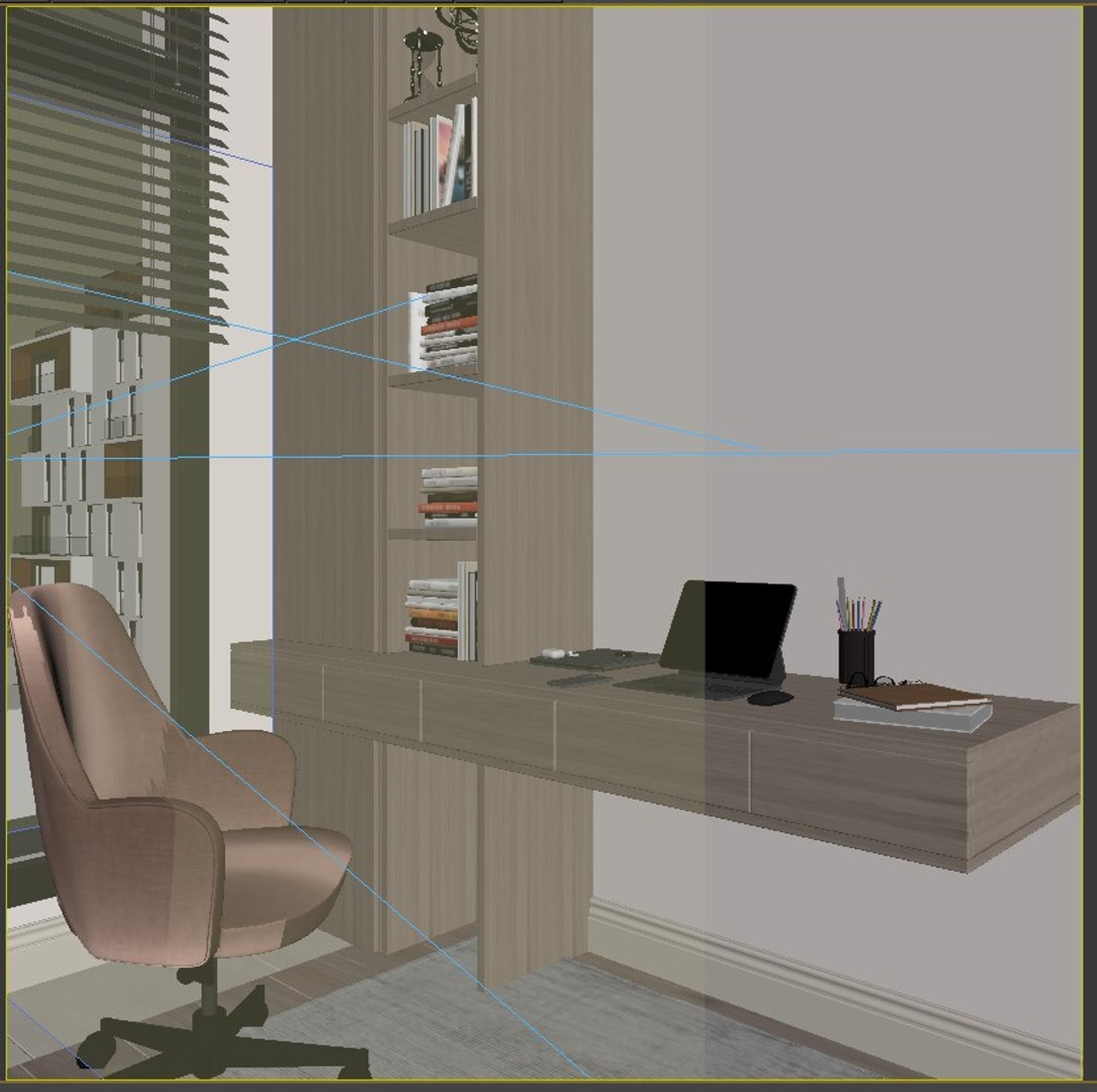 WORK ROOM 3D Model - TurboSquid 2323752