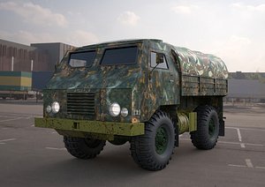 3D tam-110-military truck