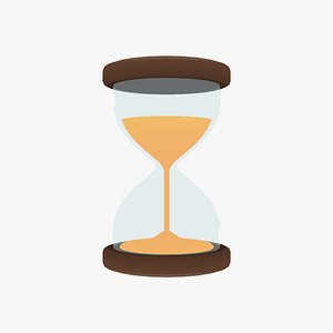 3D hourglass hour glass