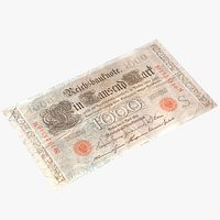 Vintage 1000 Marks Germany Bill