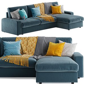 3D Ikea Kivik corner sofa