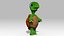 turtle toon animations 3D model
