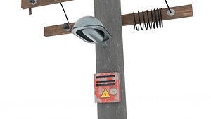 Utility Pole 3D model