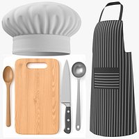 Chef Uniform And Tools Collection