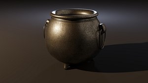 3D cauldron witch apothecaries