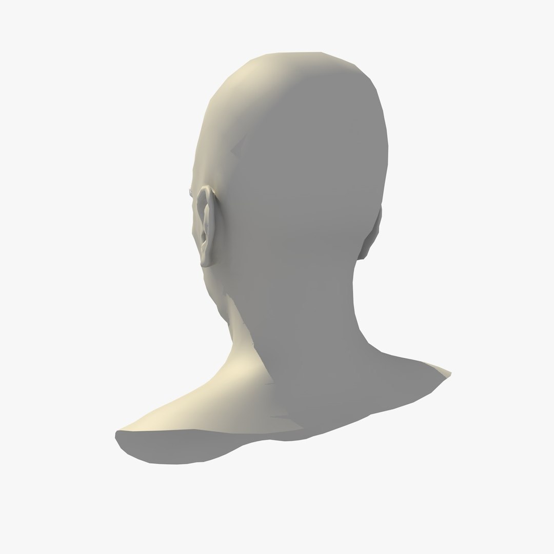 3D Realistic Head Base Mesh - TurboSquid 1438800