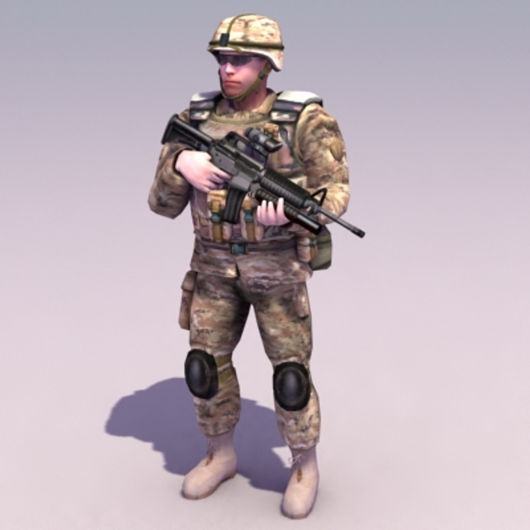3d Usmc Infantry Model