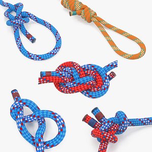 rope knots 2 3D model