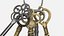 3D model real key chain
