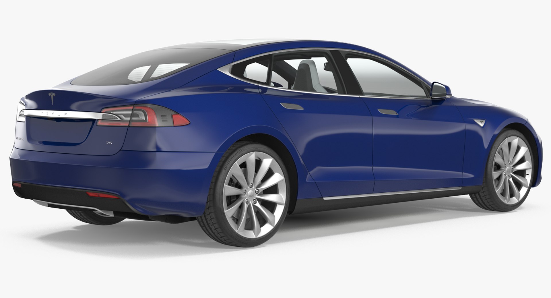Tesla Model S 75 2017 3D Model 3D model preview