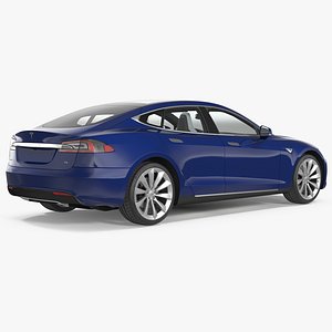 Tesla Model S 75 2017 3D Model