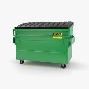 3D Recycling Dumpster