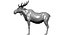 Collection d'animaux sauvages (girafe, kangourou, orignal, chameau)