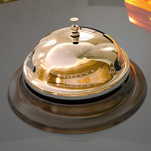 desk bell 3d obj