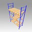 Shelves with europallet