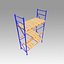 Shelves with europallet