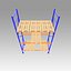Shelves with europallet