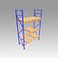 Shelves with europallet