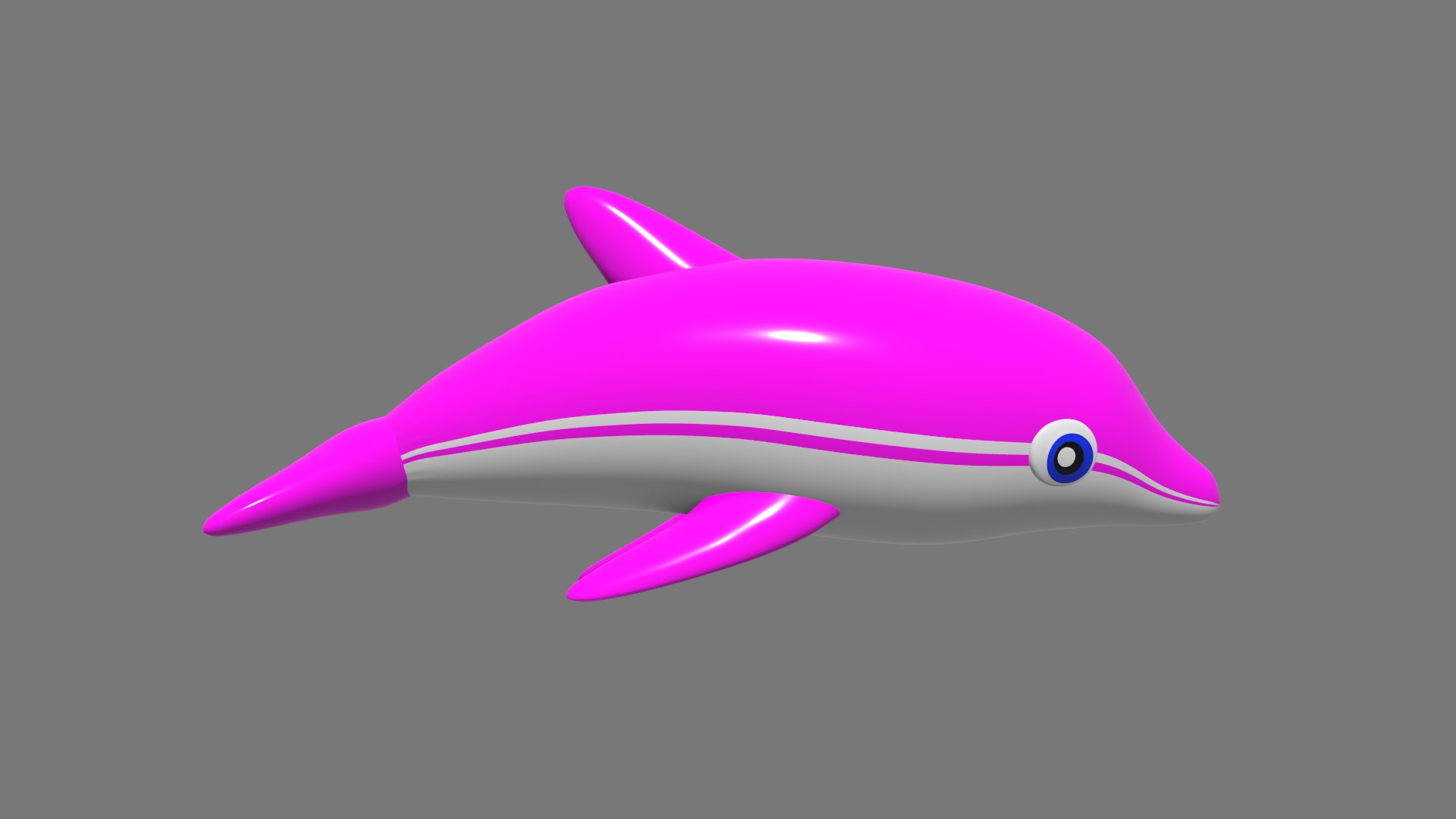 3D Inflatable Dolphin Pink - TurboSquid 1925071