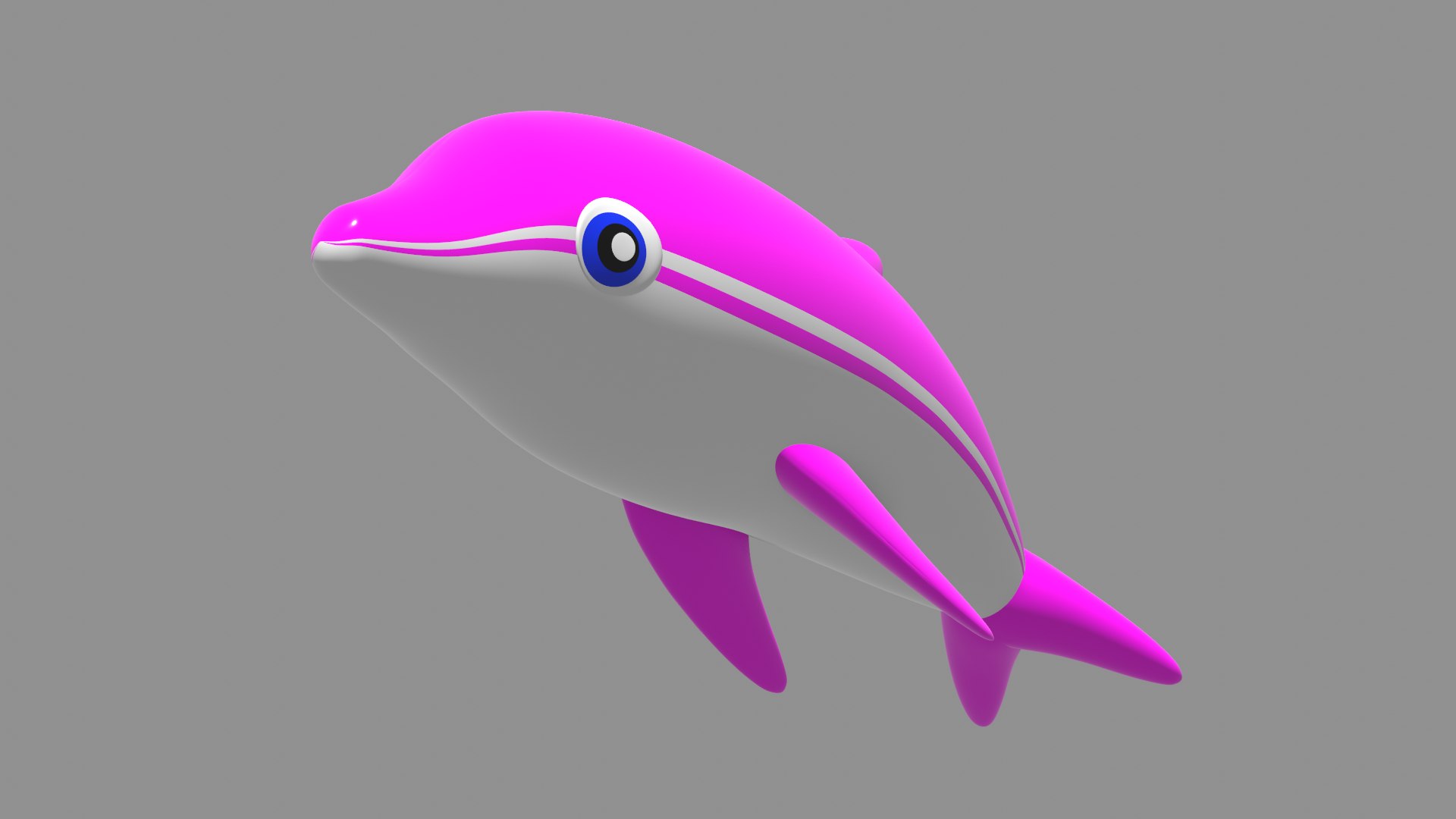 3D Inflatable Dolphin Pink - TurboSquid 1925071