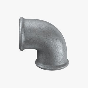 Galvanized Steel Pipe Fitting 90 Degrees