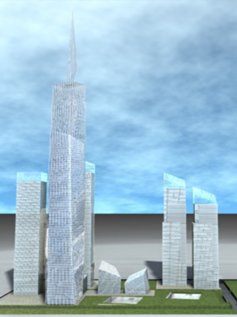 Freedom Tower Building 3d Model
