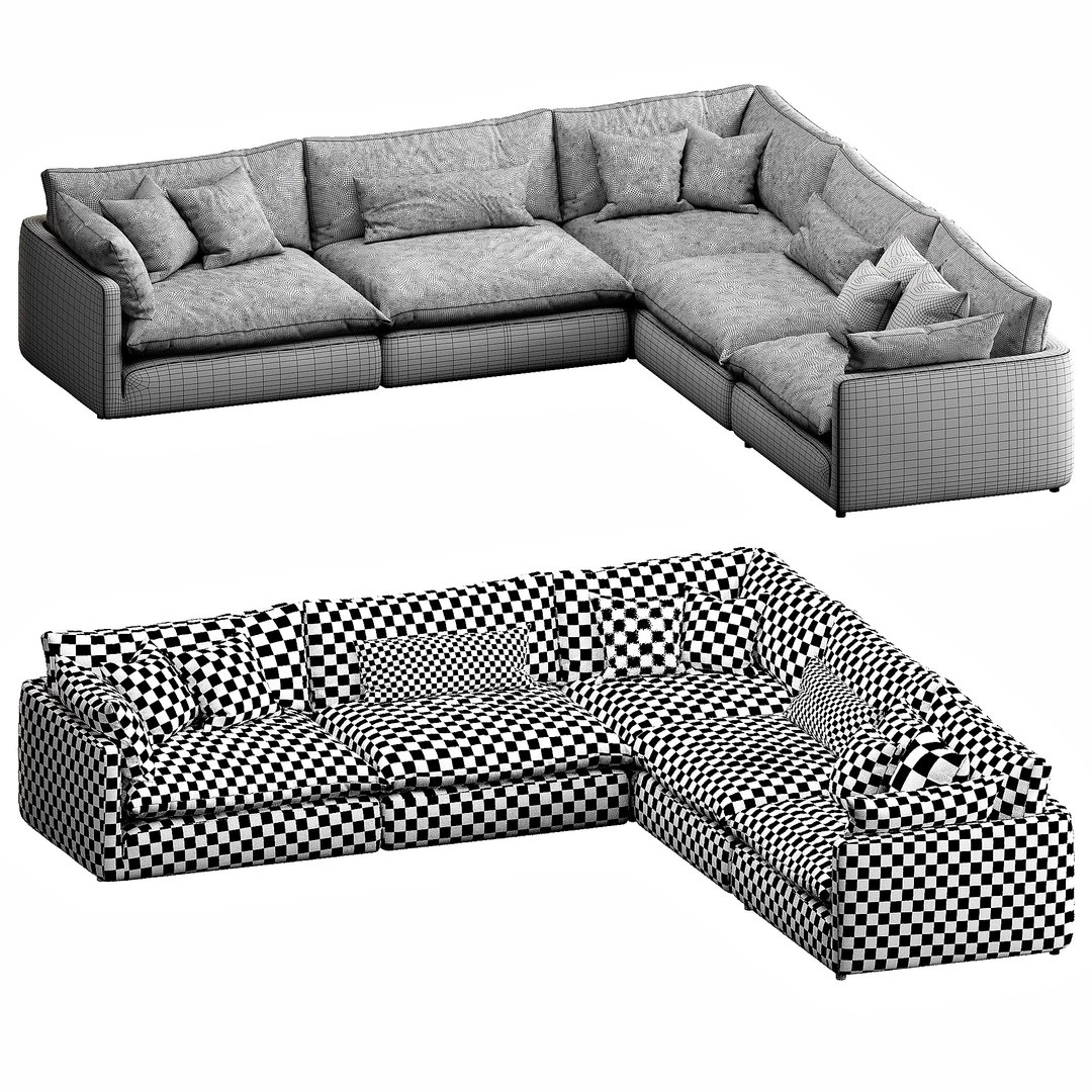 Crate And Barrel Unwind 3D Model TurboSquid 2292690