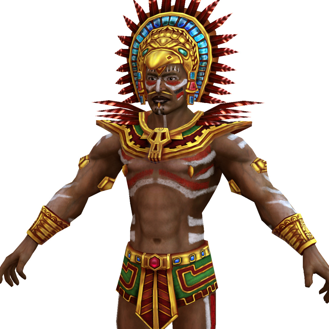 Mayan priest rig 3D - TurboSquid 1325385