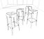 3d model stool charles ghost philippe starck