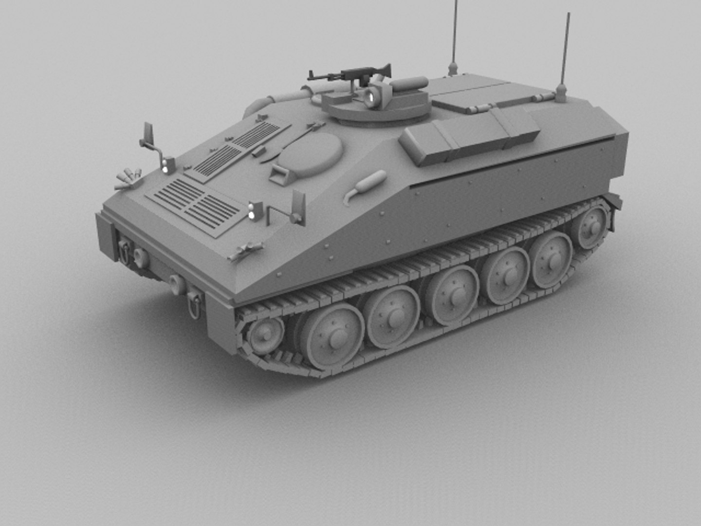 Spartan Apc 3d Model