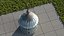 Round Tower of Castle with Weather Vane