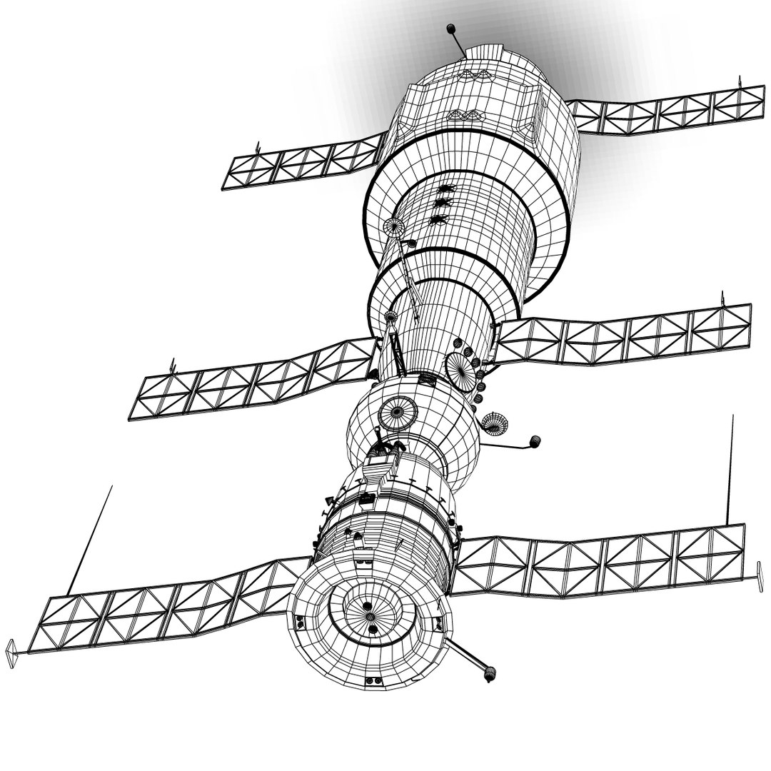 Soyuz 1 Salyut Spacecraft Max