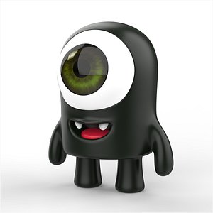 3D Monster Toy Cyclop Character model