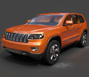 3D Jeep Grand Cherokee Laredo Limited - Hyper-Detailed SUV Asset