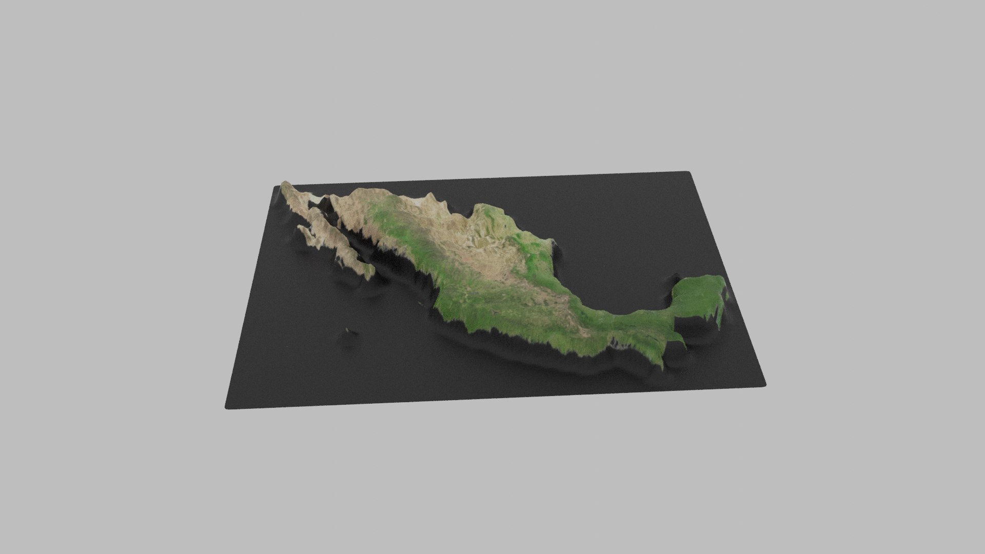 Mexico Map Country 3d Model Turbosquid 2076250 Mexico Map Country 3d Model Turbosquid 2076250