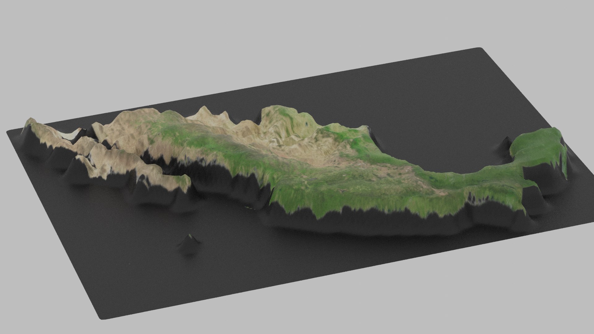 Mexico Map Country 3D Model TurboSquid - R E 