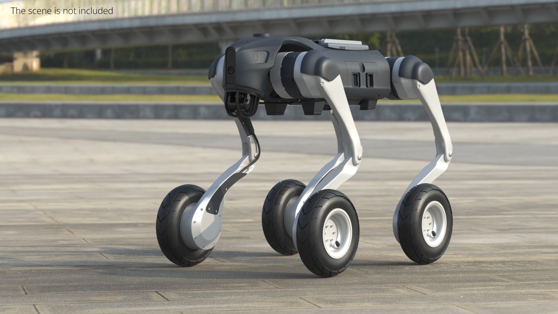 Wheeled Quadruped Robot with Sensors Grey model https://p.turbosquid.com/ts-thumb/AE/FZtLQc/wV/wheeled_quadruped_robot_with_sensors_grey_003/jpg/1756100844/1920x1080/fit_q87/a4df25e9aa0a85a2eadec4019358c0094bdb646c/wheeled_quadruped_robot_with_sensors_grey_003.jpg