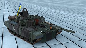 3D model PT 91 Twardy Ukraina 3ds max 2024