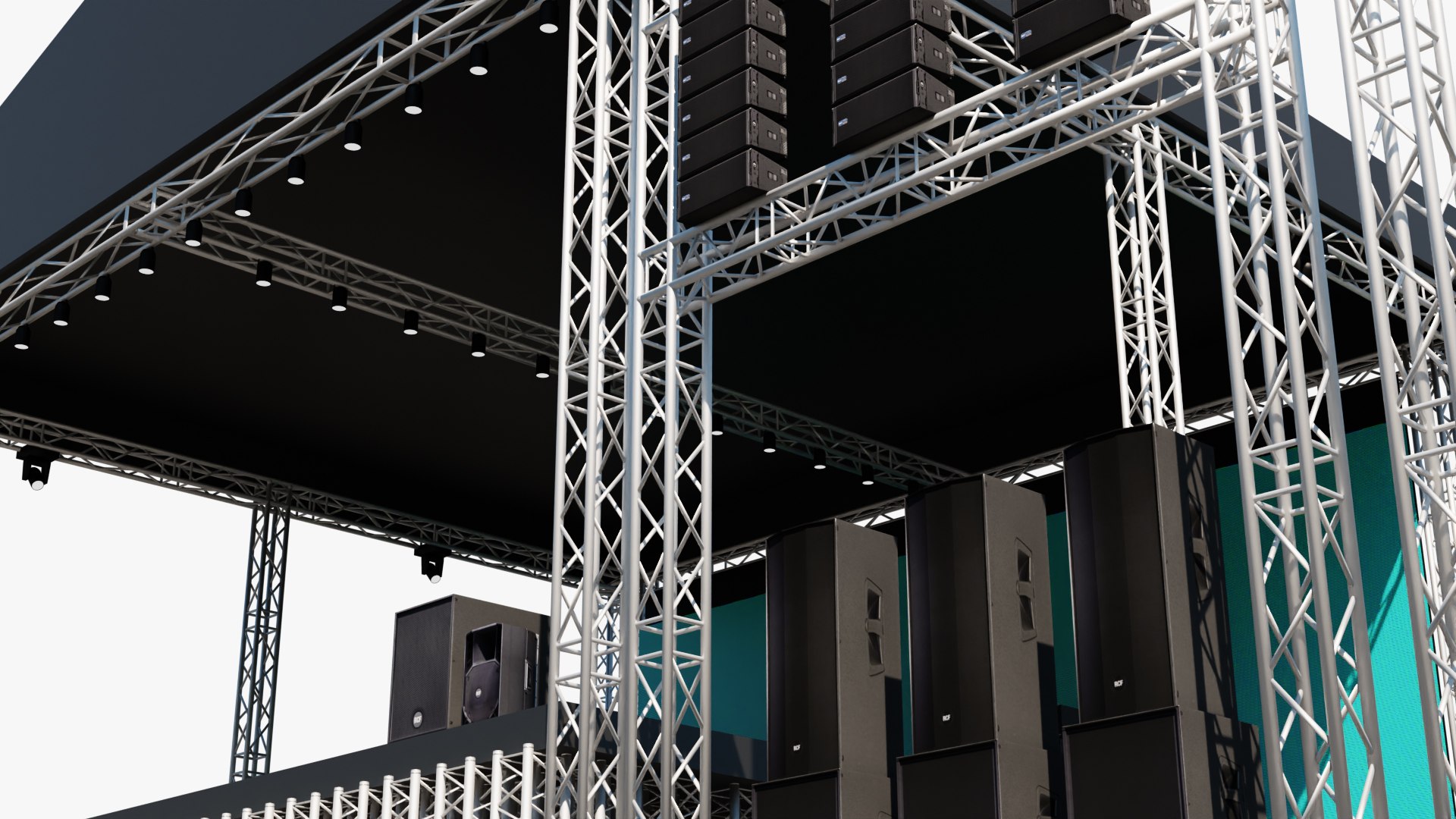 3D Big Stage Concert - TurboSquid 1980114