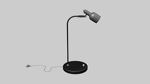 3D Modern Curved Metal Desk Lamp