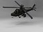 Низкополигональный вертолет Apache