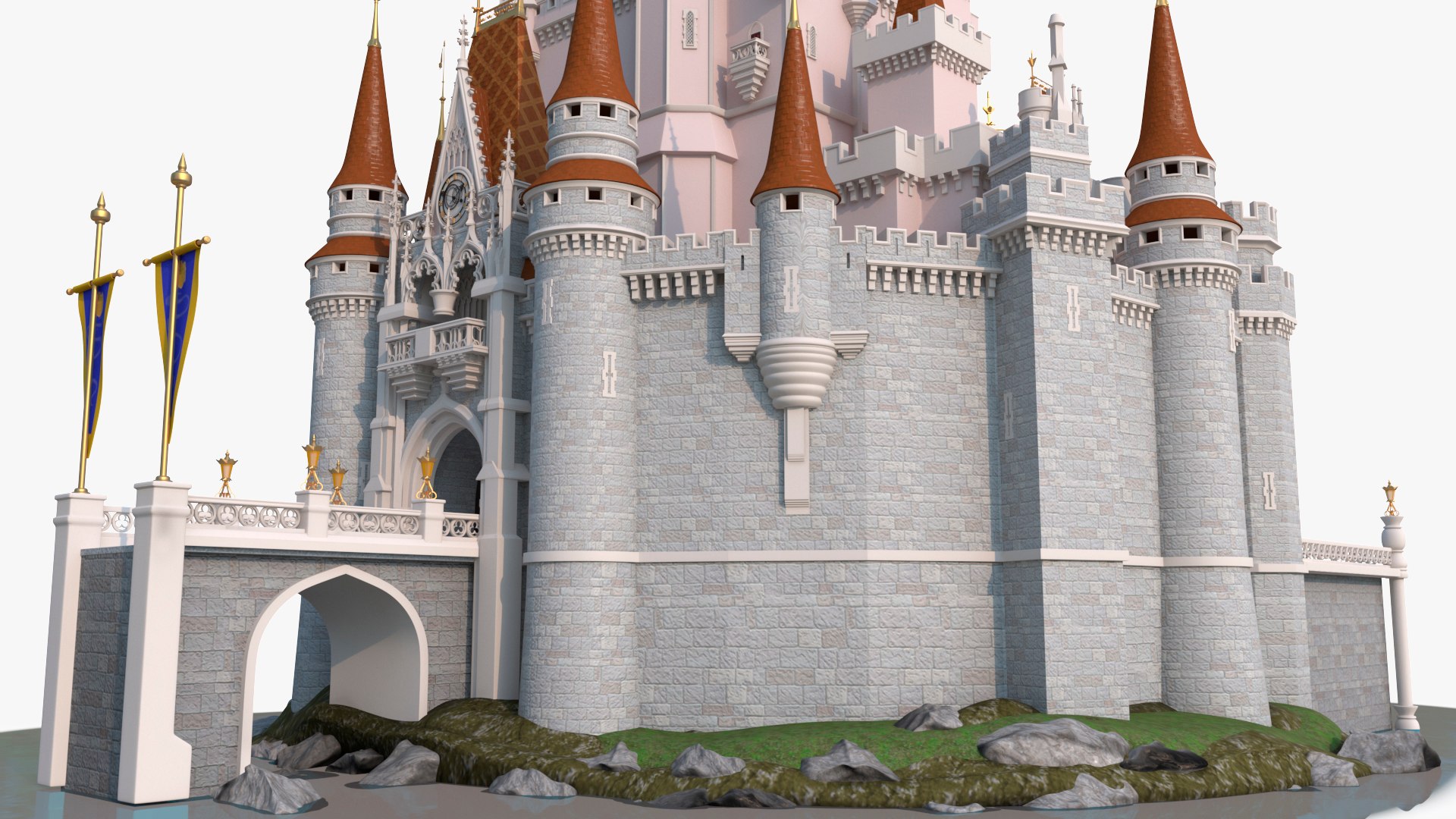 Fantasy Castle Structure Model - TurboSquid 2411542