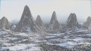 Landscapes 1 - Snowy Mountain 1a