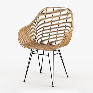 Camelia Armchair RendezVousDeco Natural Rattan