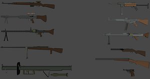 3D pack german weapon 12